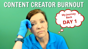 Day 1 Track Your Progress Angela Brown Content Creator Burnout